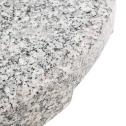 Berkfield Home Parasol Base Granite Round 20 kg in Grey - thumbnail 5