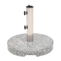 Berkfield Home Parasol Base Granite Round 20 kg in Grey - thumbnail 2
