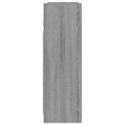 Berkfield Home Bathroom Mirror Cabinet Grey Sonoma 62.5x20.5x64 cm Engineered Wood - thumbnail 8