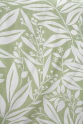 Catherine Lansfield 'Sorrel Leaf' Reversible Duvet Cover Set in Green - Size: Single - thumbnail 5