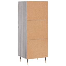 Berkfield Home Shoe Cabinet Grey Sonoma 40x36x105 cm Engineered Wood - Size: 40 x 36 x 105 cm - thumbnail 8