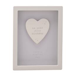 Bambino by Juliana 1st Birthday Blue Framed Plaque in Light Blue - thumbnail 2