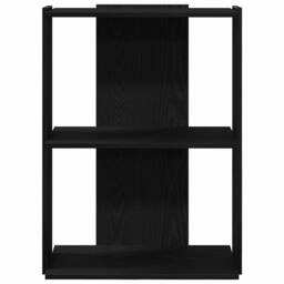 Berkfield Home Elegant Bookcase 3-Tier Black 60x30x80 cm Engineered Wood - Size: 60 x 30 x 80 cm - thumbnail 4