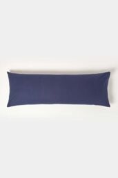Homescapes Egyptian Cotton Housewife Body Pillowcase 200 TC in Navy