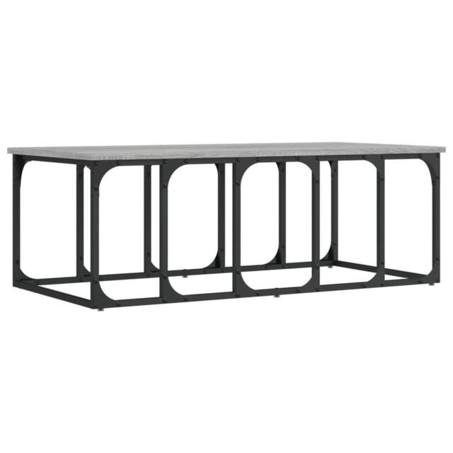 Berkfield Home Coffee Table Grey Sonoma 100x50x35.5 cm Engineered Wood - image 1