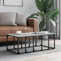 Berkfield Home Coffee Table Grey Sonoma 100x50x35.5 cm Engineered Wood - thumbnail 2
