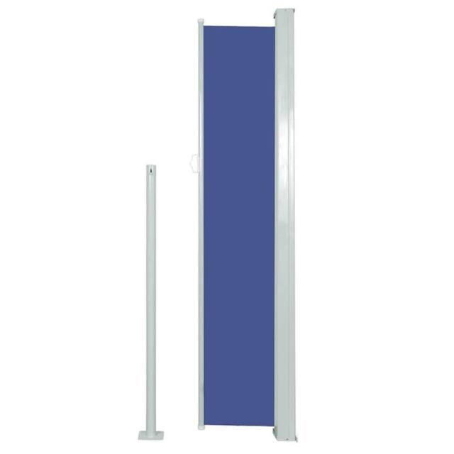Berkfield Home Retractable Side Awning 120 x 300 cm Blue - image 1