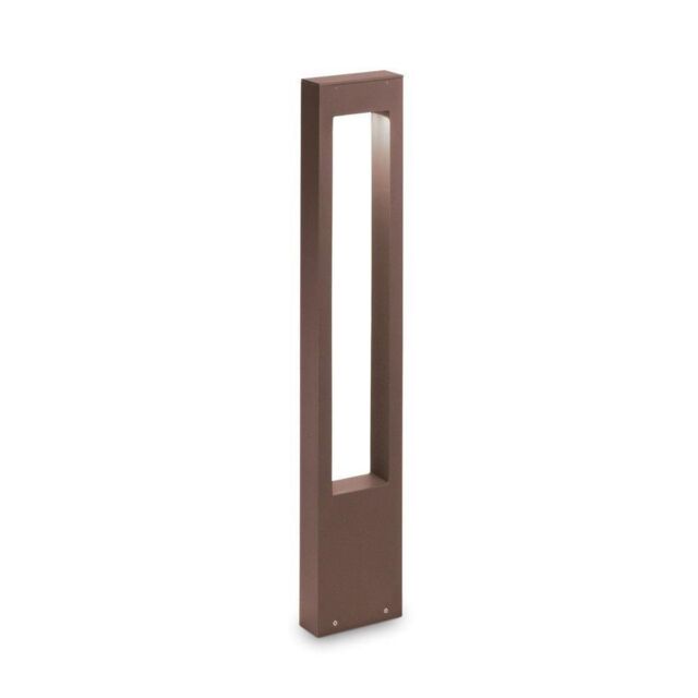 Netlighting Vega Outdoor Bollard Lamp 1 Light Coffee IP44 G9 in Brown