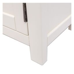 Cabinet Bits Maggiori Off-White 2 Door TV Cabinet Chrome Knob - thumbnail 6