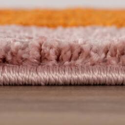 THE RUGS Joli Striped Soft & Dense Pile Living Room & Bedroom Rug in Burnt Orange - Size: 80 cm x 150 cm - thumbnail 3