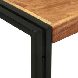 Berkfield Home Console Tables Brown 120 x 33 x 75 cm Solid acacia wood - thumbnail 6