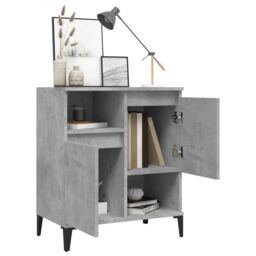 Berkfield Home Sideboard Concrete Grey 60x35x70 cm Engineered Wood - Size: 60 x 35 x 70 cm - thumbnail 4