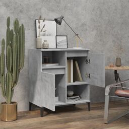 Berkfield Home Sideboard Concrete Grey 60x35x70 cm Engineered Wood - Size: 60 x 35 x 70 cm - thumbnail 3