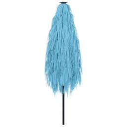 Berkfield Home Garden Parasol with Steel Pole Blue 268x268x226 cm - Size: 268 x 268 x 226 cm - thumbnail 6
