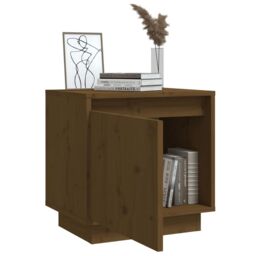 Berkfield Home Bedside Cabinets 2 pcs Honey Brown 40x30x40 cm Solid Wood Pine - Size: 40 x 30 x 40 cm - thumbnail 5