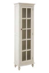 Loire 1 Door White Panelled Display Unit, Delivered Fully Assembled - thumbnail 1