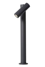 Lucide 'TATUM' Non Dimmable Tiltable Stylish Modern Outdoor LED Bollard Light in Black - thumbnail 1