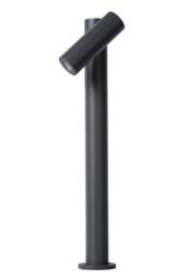 Lucide 'TATUM' Non Dimmable Tiltable Stylish Modern Outdoor LED Bollard Light in Black - thumbnail 2