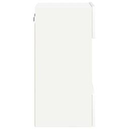Berkfield Home TV Wall Cabinets with LED Lights 2 pcs White 40x30x60.5 cm - thumbnail 9
