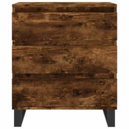 Berkfield Home Sideboard Smoked Oak 60x35x70 cm Engineered Wood in Brown - Size: 60 x 35 x 70 cm - thumbnail 5
