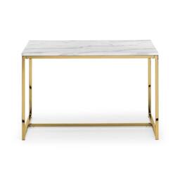 Cheshire Premium Scalino 120cm Dining Table - Gold - thumbnail 1