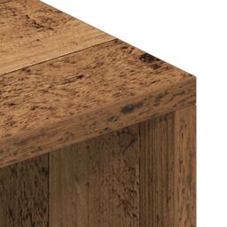 Berkfield Home TV Cabinet with Wooden Leg Old Wood 69.5x30x50 cm in Brown - thumbnail 8