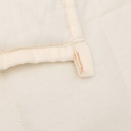 Berkfield Home Weighted Blanket Light Cream 200x200 cm 9 kg Fabric - thumbnail 5