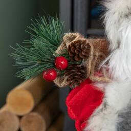 Samuel Alexander 52cm Traditional Santa Claus Figure Christmas Decoration in Red - thumbnail 6
