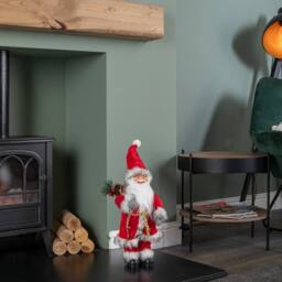 Samuel Alexander 52cm Traditional Santa Claus Figure Christmas Decoration in Red - thumbnail 2