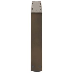 Berkfield Home Dining Table Legs V-Shape 2 pcs Natural Steel 50x(30-31.3) cm Steel in Brown - thumbnail 6