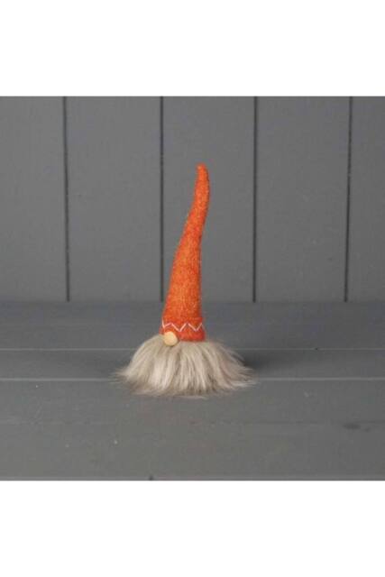 KDMD Fabric Gonk with Long Orange Hat - image 1