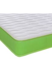 eXtreme Comfort Ltd Cooltouch Colours White Wave Hybrid Memory Foam & Pinna-Coil Innerspring Mattress With Green Border - Size: Small Double - thumbnail 2