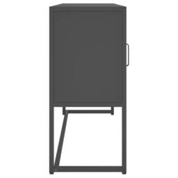 Berkfield Home Sideboard Anthracite 105x35x75 cm Steel in Black - Size: 105 x 35 x 75 cm - thumbnail 6