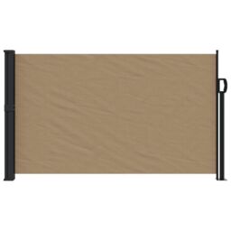 Berkfield Home Retractable Side Awning Taupe 120x500 cm - thumbnail 3