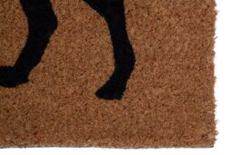 Orsina Lion Doormat in Brown - Size: 100 cm diameter - thumbnail 4