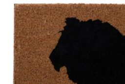Orsina Lion Doormat in Brown - Size: 100 cm diameter - thumbnail 3