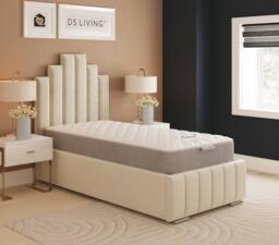 DS Living Haven Medium Memory Spring Essentials Mattress in Grey - Size: Small Single - thumbnail 7
