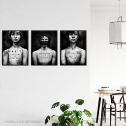 Artery8 Wall Art Print Set of 3 A4 Big Brother 1984 George Orwell s War is Peace Freedom is Slavery Ignorance is Strength Doublespeak Newspeak Poster - thumbnail 3