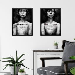 Artery8 Wall Art Print Set of 3 A4 Big Brother 1984 George Orwell s War is Peace Freedom is Slavery Ignorance is Strength Doublespeak Newspeak Poster - thumbnail 6