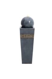 Garden Sanctuary Outdoor Garden Trapezoidal Water Polo Fountain in Natural - thumbnail 4