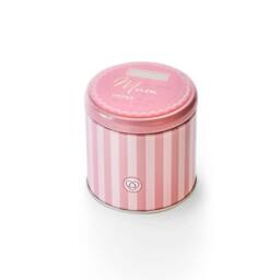 Heart and Home Tin Soy Wax Candle - Mum (Loving Blooms) in Light Pink - thumbnail 1