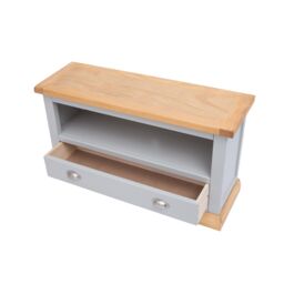 Cabinet Bits Bomporto Light Grey 1 Drawer TV Cabinet Chrome Cup Handle - thumbnail 4