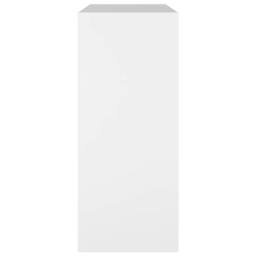 Berkfield Home Book Cabinet/Room Divider White 80x30x72 cm - Size: 80 x 30 x 72 cm - thumbnail 4