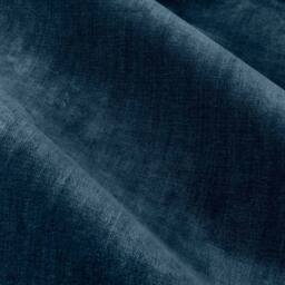 Yard Heavy Chenille Blackout Eyelet Curtain Pair in Navy - Size: 168 cm width x 183 cm drop - thumbnail 5