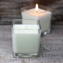 KDMD White Label Soy Wax Jar Candle - Bamboo in Green - thumbnail 4