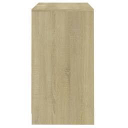 Berkfield Home Sideboards 2 pcs Sonoma Oak 70x41x75 cm Engineered Wood in Light Brown - Size: 70 x 41 x 75 cm - thumbnail 5