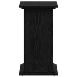 Berkfield Home Plant Stand Black Oak 33x33x60 cm Engineered Wood - Size: 33 x 33 x 60 cm - thumbnail 6