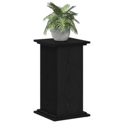 Berkfield Home Plant Stand Black Oak 33x33x60 cm Engineered Wood - Size: 33 x 33 x 60 cm - thumbnail 3