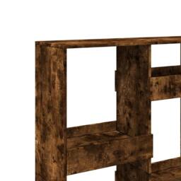Berkfield Home Bookcase Smoked Oak100x33x135 cm Engineered Wood in Brown - Size: 100 x 33 x 135 cm - thumbnail 7