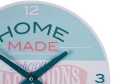 Orsina Wall Clock, Elegant Floral Design With Vintage-Inspired Face & Roman Numerals, Quartz Movement For in Blue - thumbnail 4